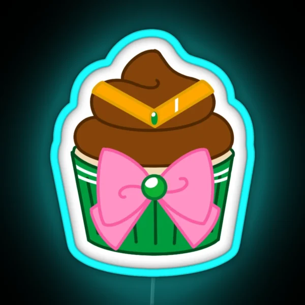 Sailor Jupiter Cupcake RGB Neon Sign