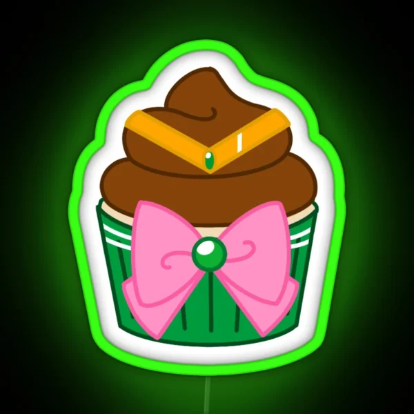 Sailor Jupiter Cupcake RGB Neon Sign