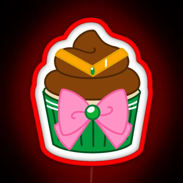 Sailor Jupiter Cupcake RGB Neon Sign