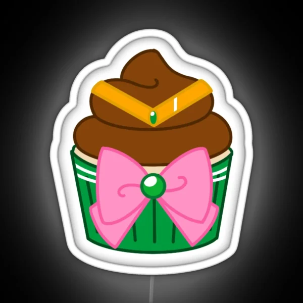 Sailor Jupiter Cupcake RGB Neon Sign