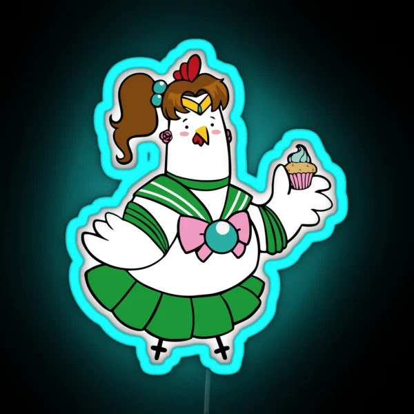 Sailor Jupiter Huhn RGB Neon Sign