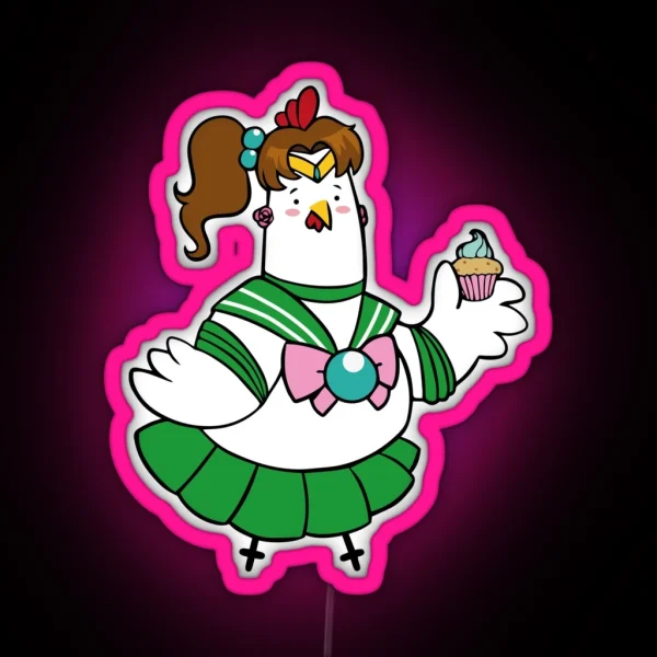 Sailor Jupiter Huhn RGB Neon Sign