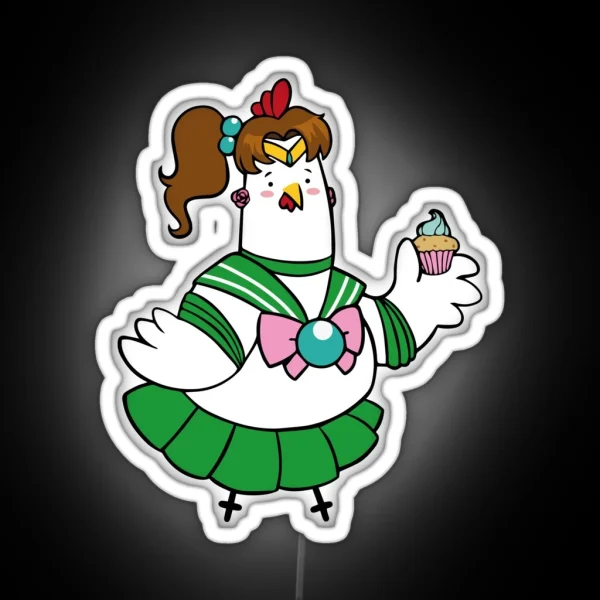 Sailor Jupiter Huhn RGB Neon Sign