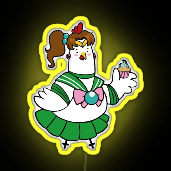 Sailor Jupiter Huhn RGB Neon Sign