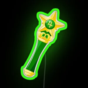 Sailor Jupiter Scepter RGB Neon Sign