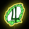 sailor jupiter symbol rgb neon sign yellow svg
