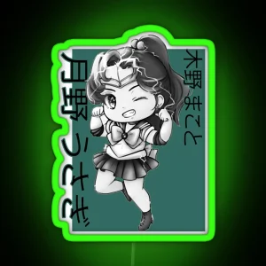 Sailor Jupiter V1 RGB Neon Sign