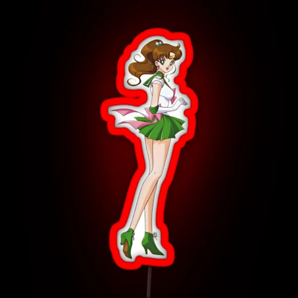 Sailor Jupiter Warrior RGB Neon Sign