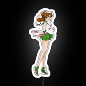 Sailor Jupiter Warrior RGB Neon Sign