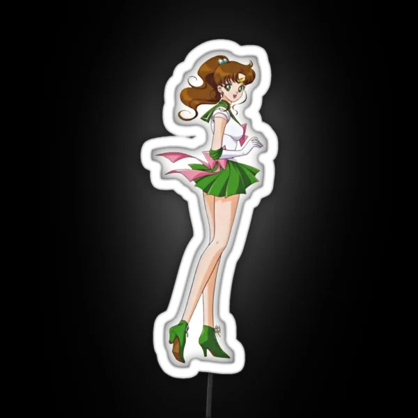 Sailor Jupiter Warrior RGB Neon Sign
