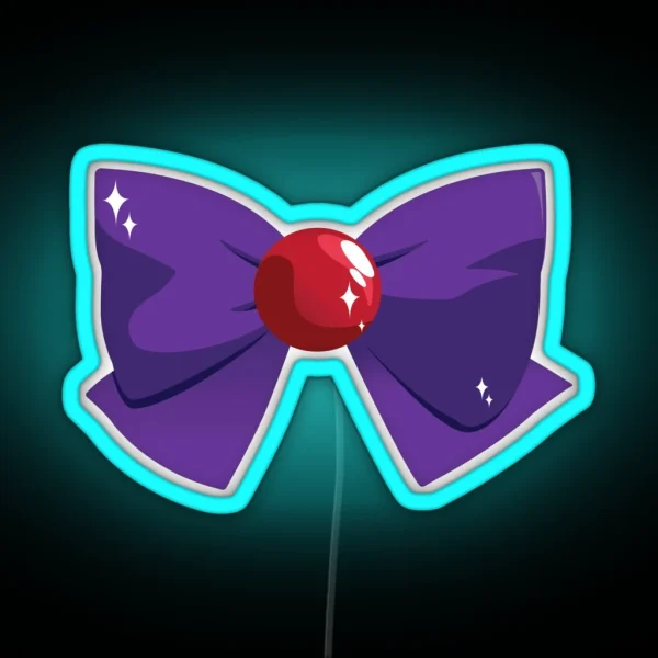 Sailor Mars Bow RGB Neon Sign