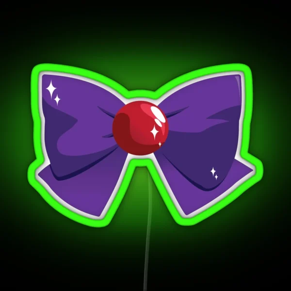 Sailor Mars Bow RGB Neon Sign