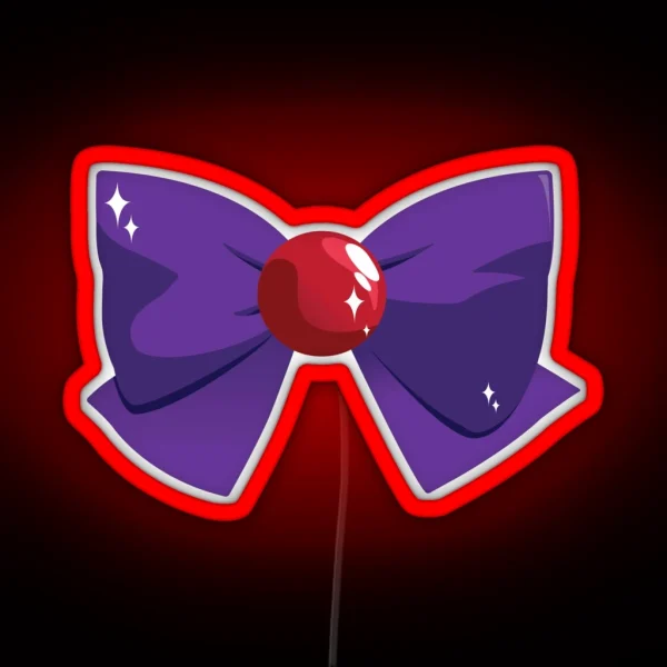 Sailor Mars Bow RGB Neon Sign