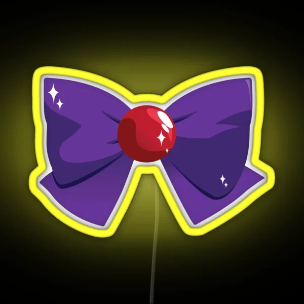 Sailor Mars Bow RGB Neon Sign