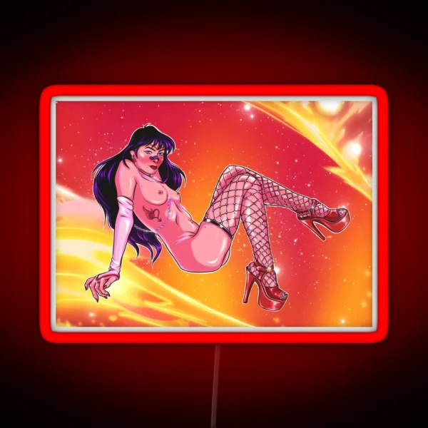 SAILOR MARS PIN UP RGB Neon Sign