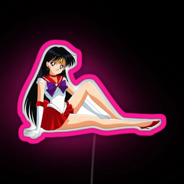 Sailor Mars RGB Neon Sign