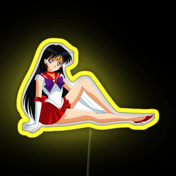 Sailor Mars RGB Neon Sign