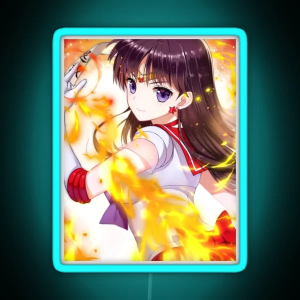 Sailor Mars RGB Neon Sign
