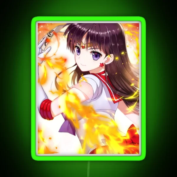 Sailor Mars RGB Neon Sign