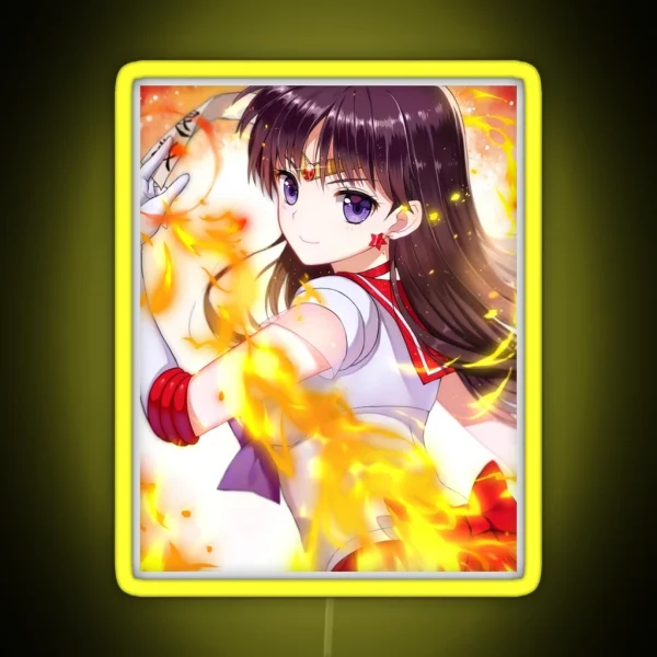 Sailor Mars RGB Neon Sign