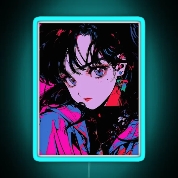 Sailor Mars RGB Neon Sign