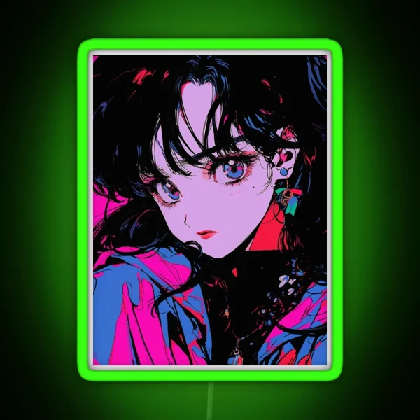 Sailor Mars RGB Neon Sign