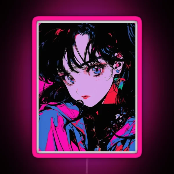 Sailor Mars RGB Neon Sign