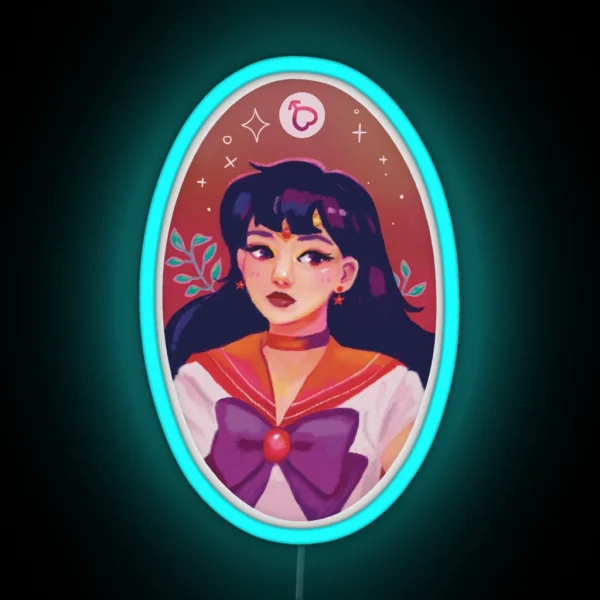 Sailor Mars RGB Neon Sign