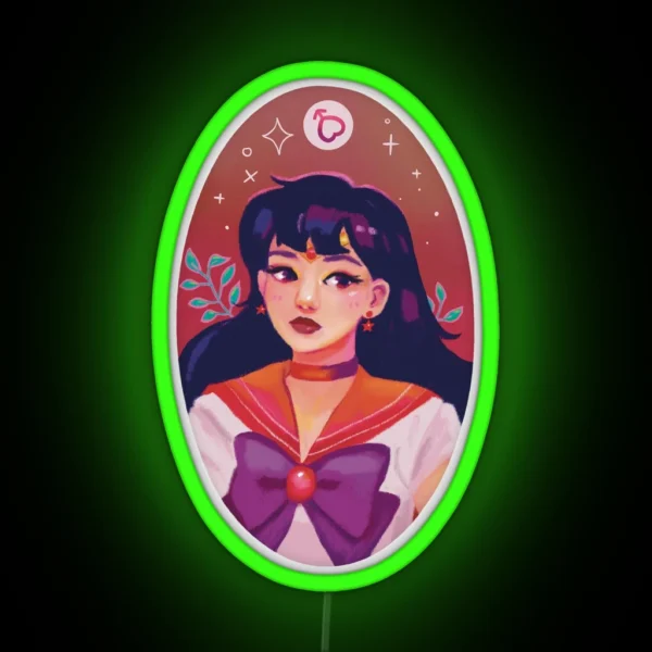 Sailor Mars RGB Neon Sign
