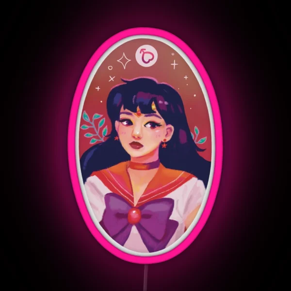 Sailor Mars RGB Neon Sign
