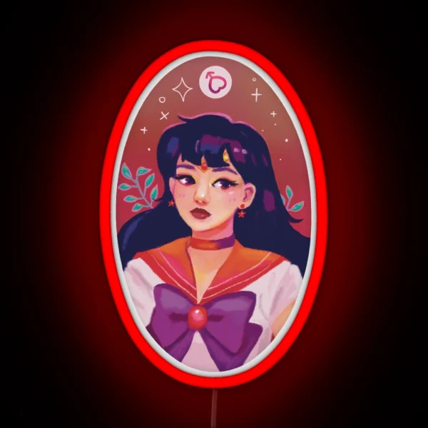 Sailor Mars RGB Neon Sign