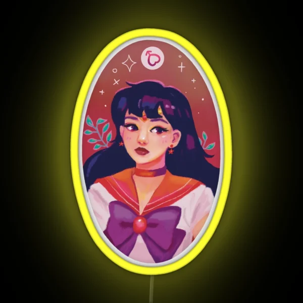 Sailor Mars RGB Neon Sign