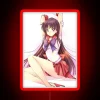 sailor mars neon sign rgb red