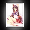 Sailor Mars neon sign with vibrant RGB colors on a white background - ID 76909