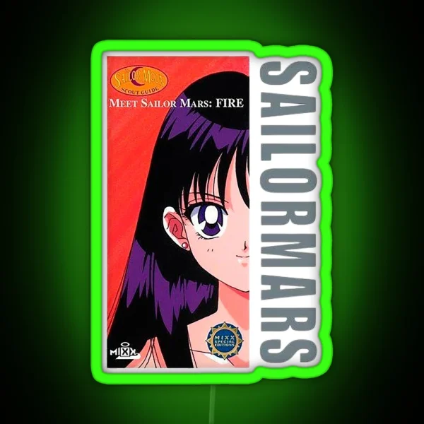 Sailor Mars RGB Neon Sign