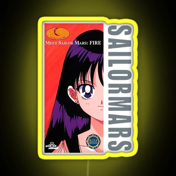 Sailor Mars RGB Neon Sign