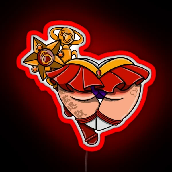 Sailor Mars RGB Neon Sign