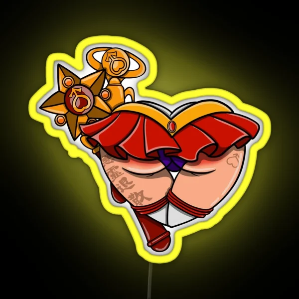 Sailor Mars RGB Neon Sign