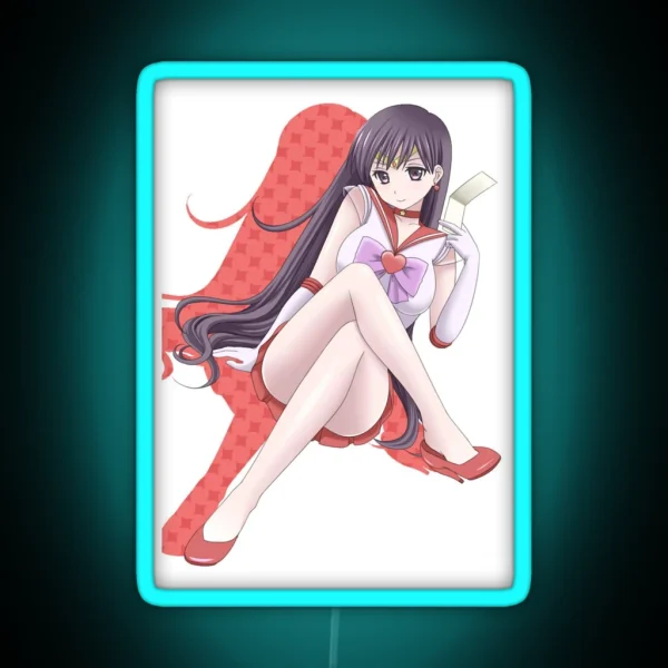 Sailor Mars RGB Neon Sign
