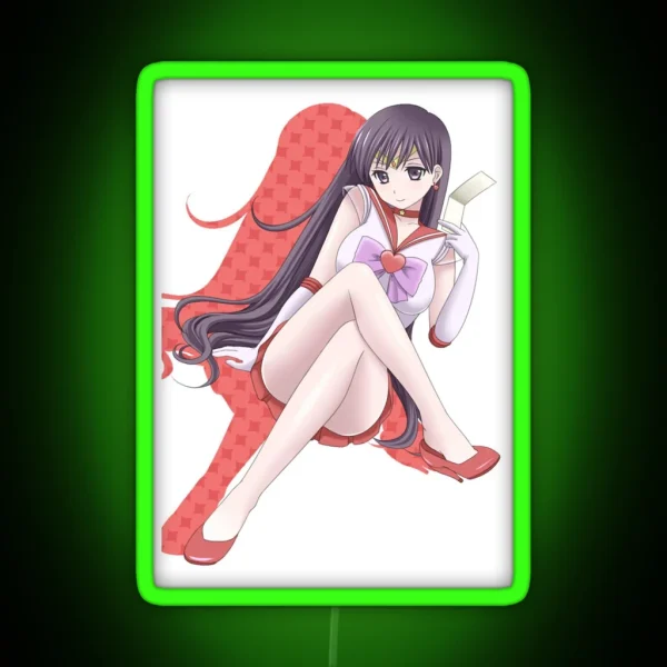 Sailor Mars RGB Neon Sign