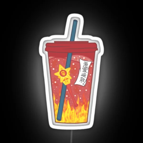 Sailor Mars Tumbler RGB Neon Sign