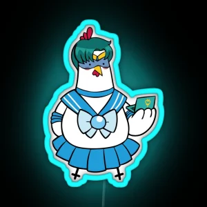 Sailor Mercury Huhn RGB Neon Sign