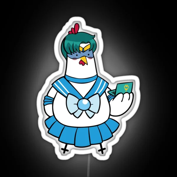Sailor Mercury Huhn RGB Neon Sign