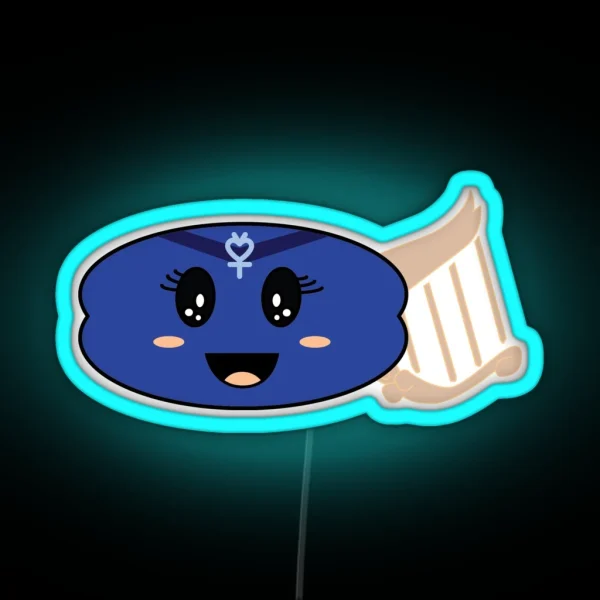 Sailor Mercury Pie RGB Neon Sign