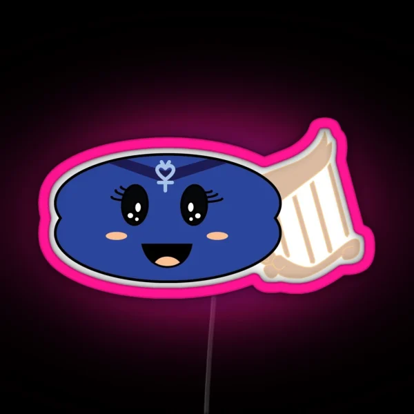 Sailor Mercury Pie RGB Neon Sign