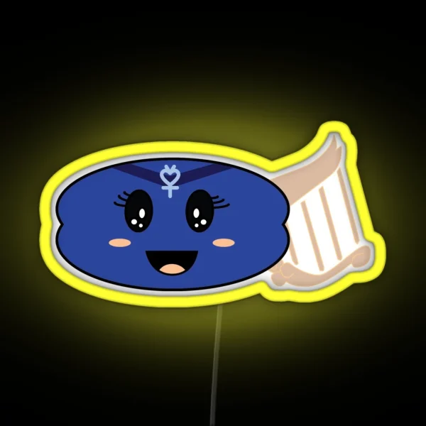 Sailor Mercury Pie RGB Neon Sign