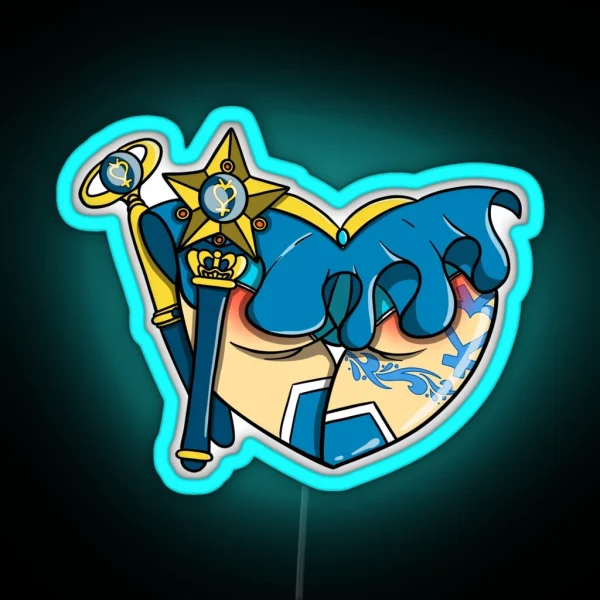 Sailor Mercury RGB Neon Sign
