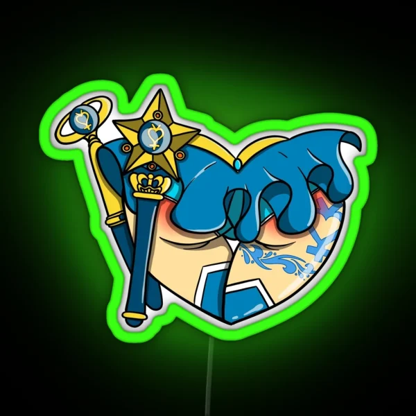 Sailor Mercury RGB Neon Sign