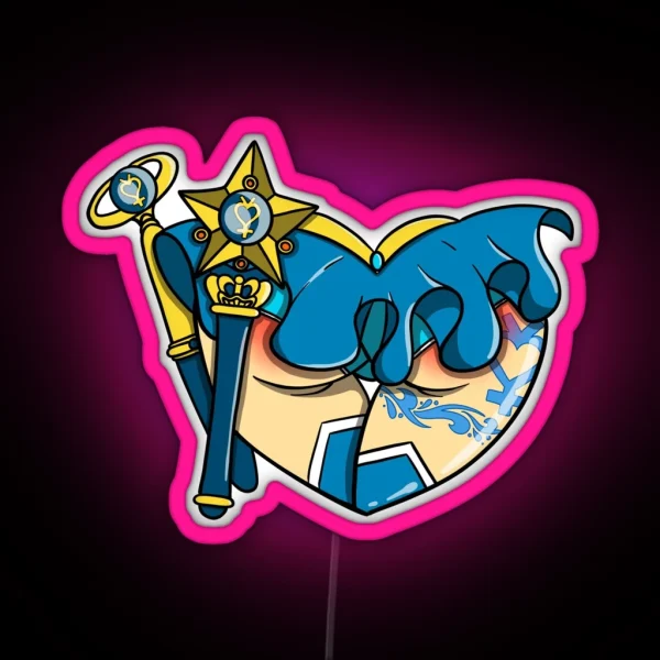 Sailor Mercury RGB Neon Sign