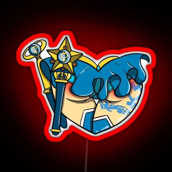 Sailor Mercury RGB Neon Sign